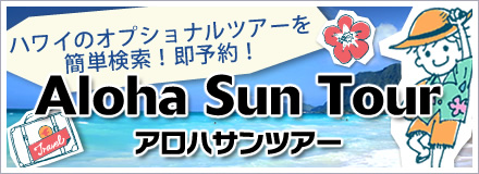 ハワイのオプショナルツアーを簡単予約！アロハサンツアー