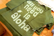 "All you need is Aloha"の売れ筋Tシャツ！